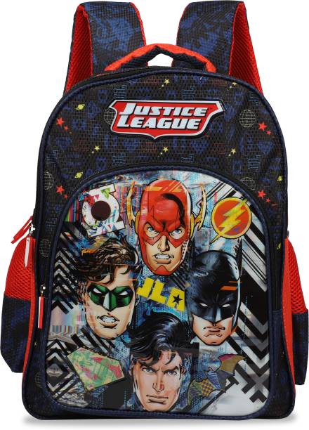 Justice League School Bag 41 cm (Primary 1st-4th Std) School Bag