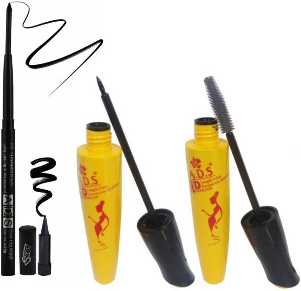 SWIPA Kajal+Eyeliner Pencil+Mascara+Eyeliner