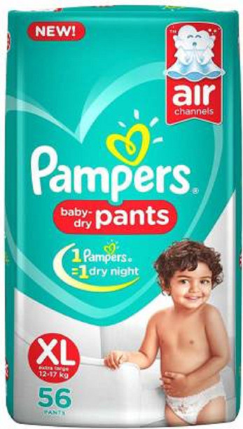 flipkart pampers diapers xl