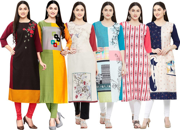 10 kurtis combo flipkart