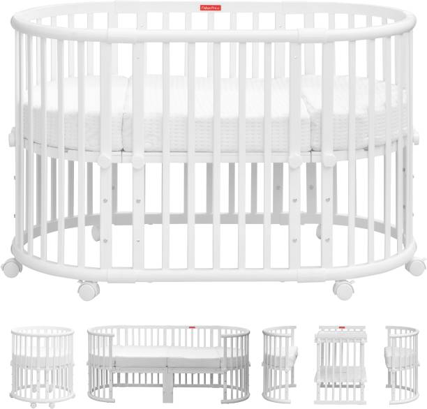 FISHER-PRICE Multifunction Baby Crib and Bed - White Cot