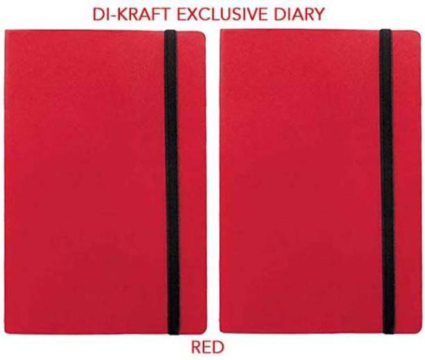 DI-KRAFT Smart Collection exclusive diary notebook ruled set of 2 A5 Diary RULED 160 Pages