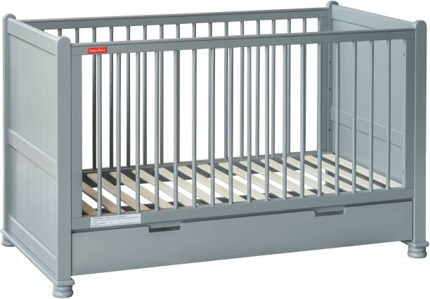 FISHER-PRICE Georgia Crib Cum Toddler Bed - Grey Cot