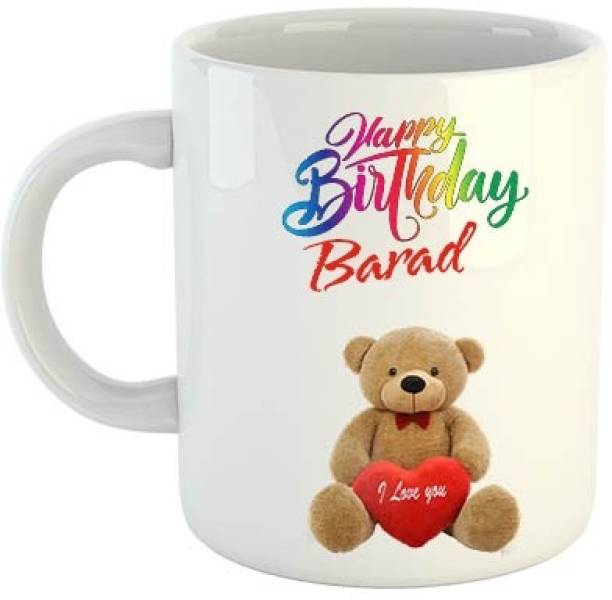 Midas Craft Barad Happy Birthday 03 Ceramic Coffee Mug