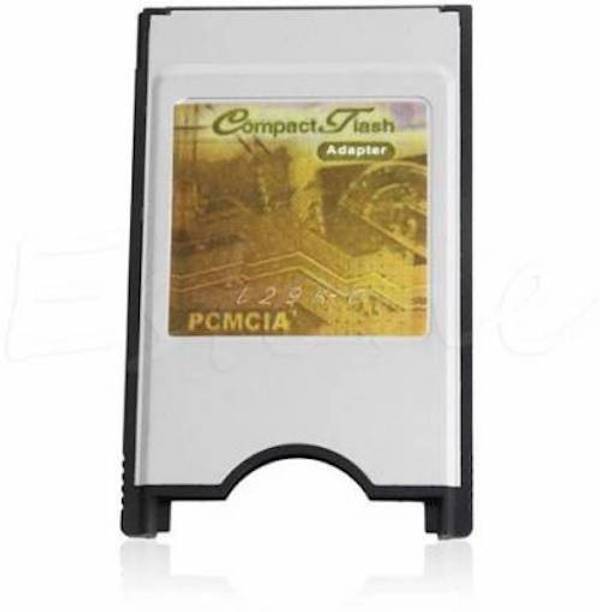 dhriyag PCMCIA Adapter for Compact Flash Card, 68 Pin PCMCIA Compact Flash CF Card Reader Adapter For Laptop Card Reader
