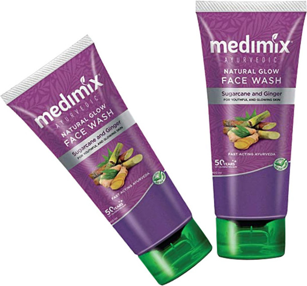 medimix natural glow face wash