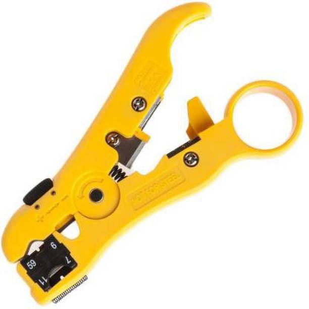 tool trust stripper-tool Universal Cutter Stripper for Flat or Round UTP Cat5 Cat6 Cable Coax Cable Stripping Tool Manual Crimper