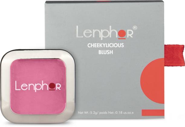 Lenphor Cheekylicious Long Lasting Blush Smudge Proof Matte Finish Flamingo 02