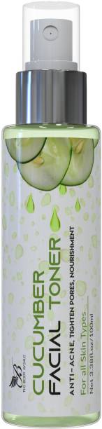 The Body Avenue Cucumber Face Toner for Anti Acne, Pore Tightening, Skin Purifying for Oily, Acne Prone & Dull Skin Men & Women