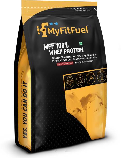 MyFitFuel 100% Whey Protein, 1 Kg (Chocolate Smooth) Whey Protein