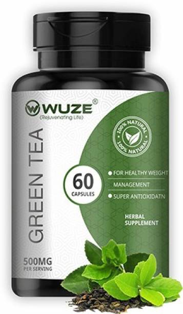 Wuze Green Tea Extract 500 mg - 60 Vegetarian Capsules