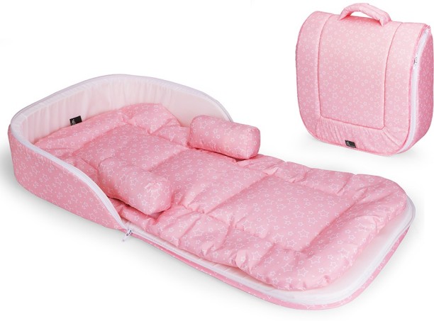 portable crib bedding sets for girl