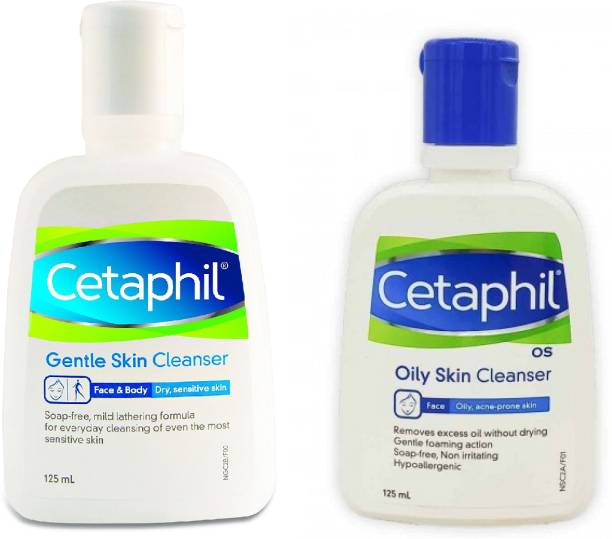 Cetaphil Complete Cleanser combo for Dry, Oily & Sensitive Skin