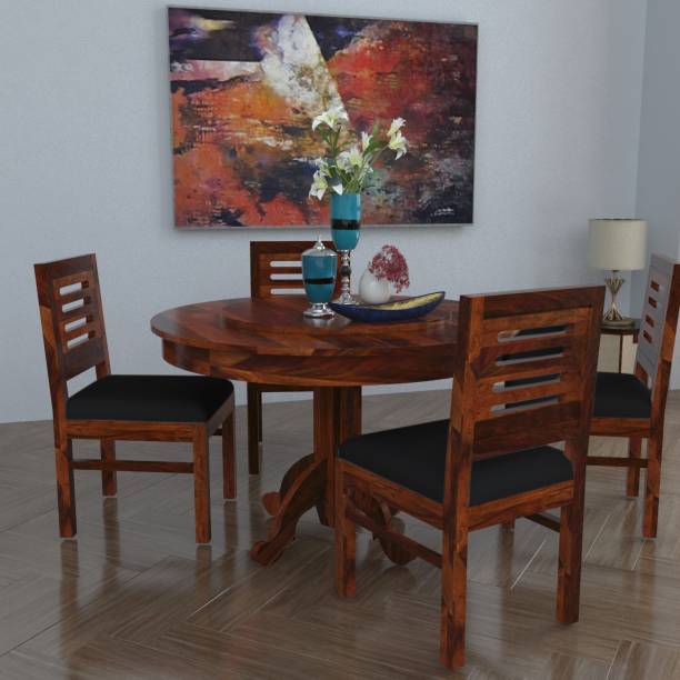 Round Dining Table, Small Circular Kitchen Table And Chairs Set