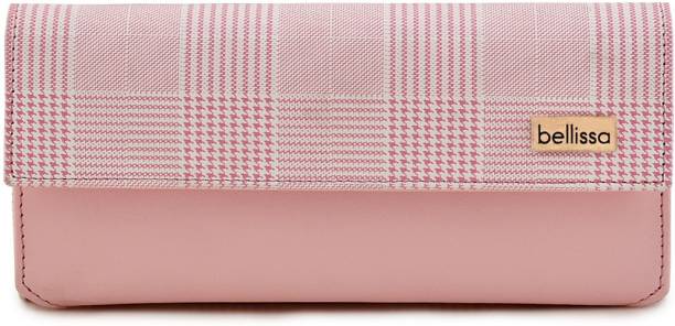Bellissa Women Pink, White Artificial Leather Wallet