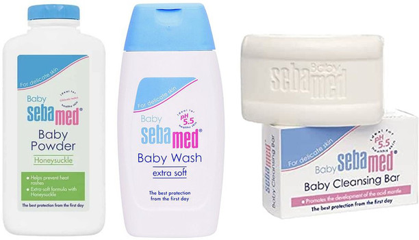 sebamed baby powder honeysuckle