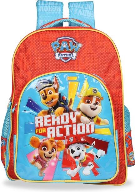 PAW PATROL Ready For Action Red & Blue (Primary 1st-4th Std) School Bag
