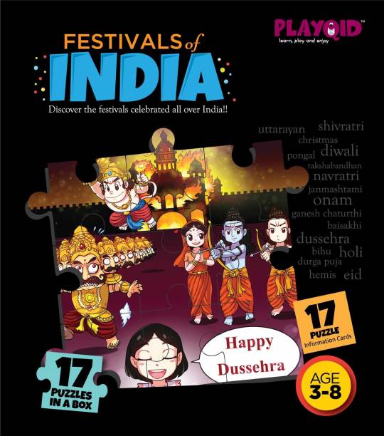 Playqid 17 in 1 Festivals of India