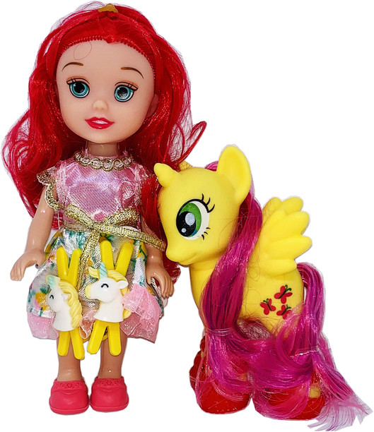 small dolls with long hair