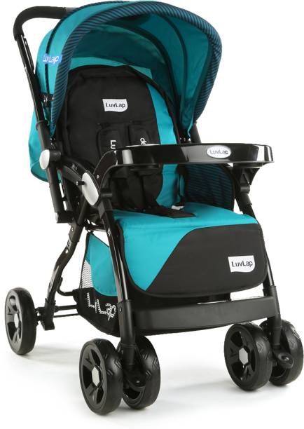 LuvLap Galaxy Stroller/Pram, Extra Large Seating Space, Easy Fold, Baby/Kids, 0-3 years Stroller