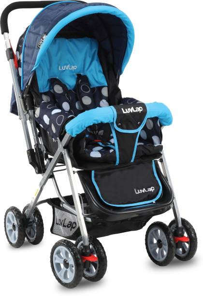 LuvLap Sunshine Stroller/Pram, Easy Fold, for Newborn Baby/Kids, 0-3 Years, Stroller