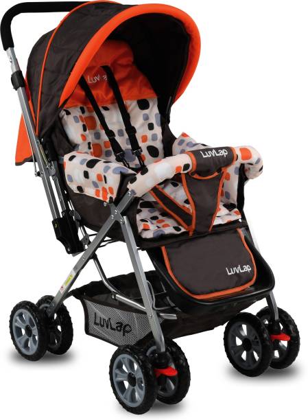 LuvLap Sunshine Stroller/Pram, Easy Fold, for Newborn Baby/Kids, 0-3 Years, Stroller