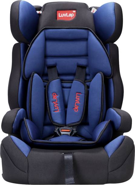LuvLap Comfy Baby Car Seat Blue Baby Car Seat