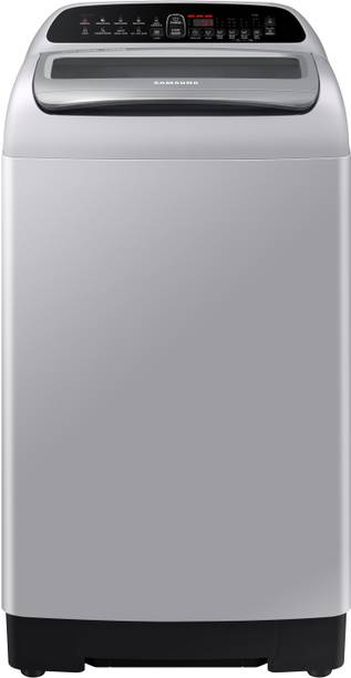 SAMSUNG 7 kg 5 Star Inverter with Diamond Drum Fully Automatic Top Load Silver