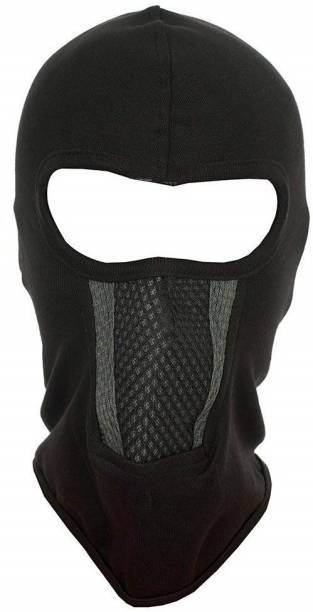 IM UNIQUE Black Helmet Skull Cap for Men & Women