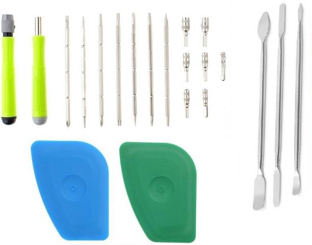 Top Headset Parts cheap price 5stars Flipkart in India 67 wroughton 16 in 1 Professional Multi-bits Interchangeable Screwdriver Tool for Mobile Phone, PC, Laptop and Gadgets With 2 Plastic Spudger Pry Opening Toolkit for Mobile Dissembling and Set of 3 Metal Openers for Mobile Phone and Gadget Repairing Supporting Tools Precision Screwdriver Set