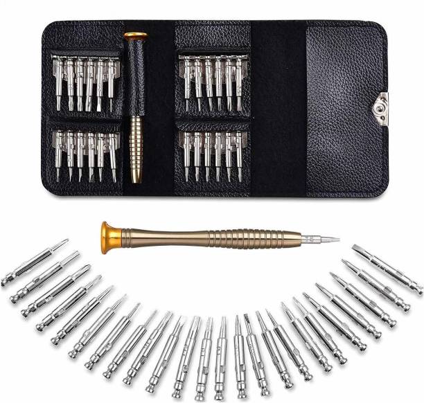 SEAGULL 25 In 1 Mini Screwdriver Bits Set With Magnetic Flexible Extension Rod For Home Appliance,Laptop,Mobile,Computer Repairing Preparations Precision Screwdriver Set