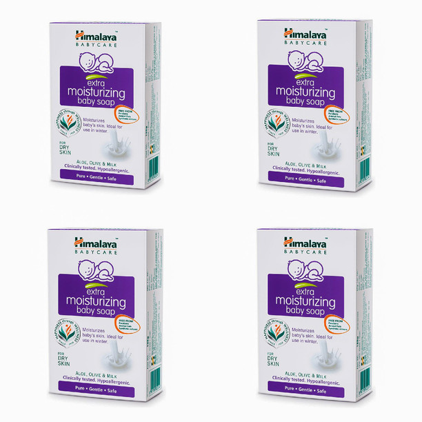 himalaya extra moisturizing baby soap 75g