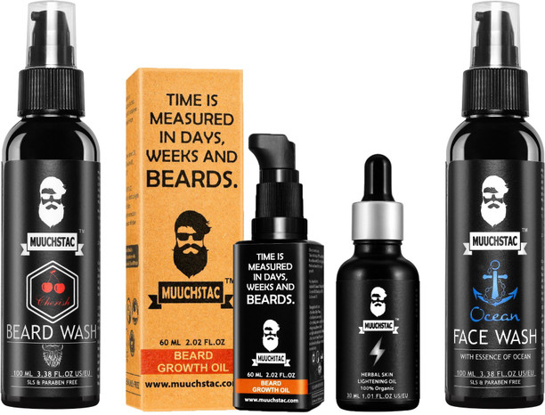 mustache ocean face wash