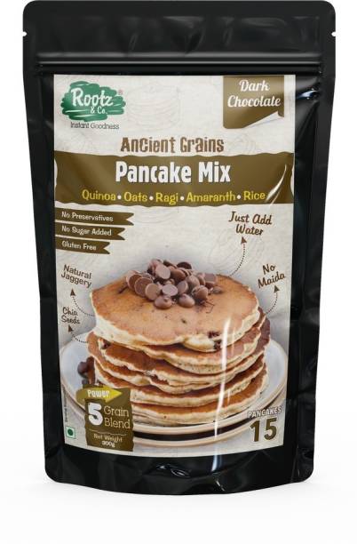 Rootz & Co. Ancient Grains Healthy Pancake Mix - Dark Chocolate 300 g