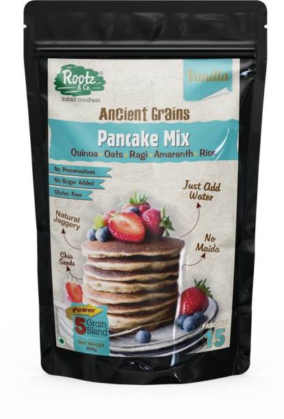 Rootz & Co. Ancient Grains Healthy Pancake Mix - Vanilla 300 g