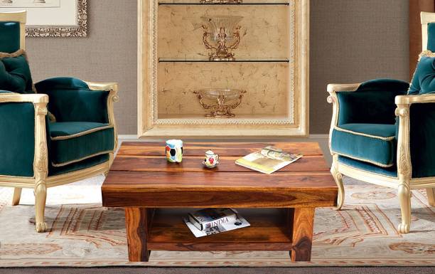 TimberTaste Sheesham Wood Solid Wood Coffee Table