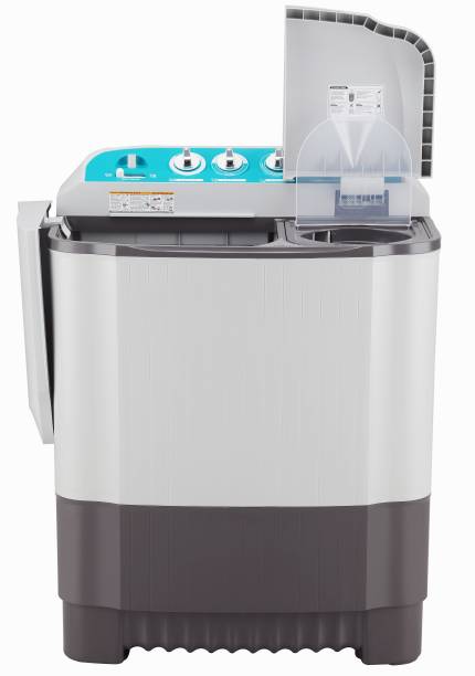 LG 6 kg With Collar Scrubber Semi Automatic Top Load Black, White