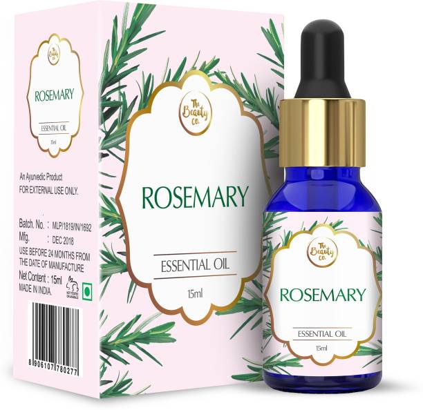 The Beauty Co. Rosemary Essential Oil, for Hair Growth, Skin and Aroma