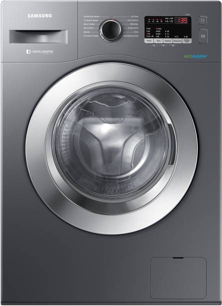 SAMSUNG 6.5 kg Fully Automatic Front Load with In-built Heater Grey