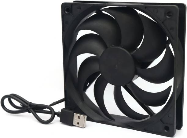 Electronic Spices PC Cooling Fan With USB Connector For PC case, CPU cooler 4.75 INCH, Black Cooler