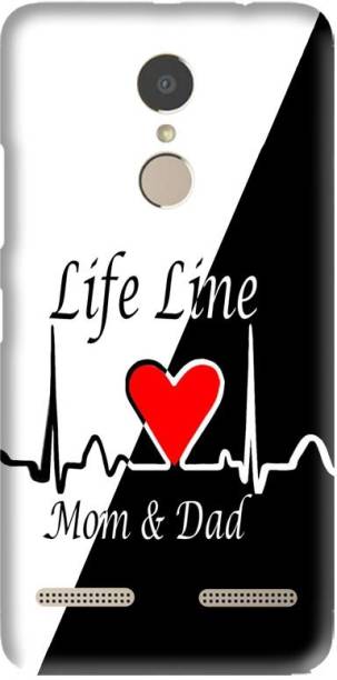 LEEMARA Back Cover for Lenovo K6 Power (K33a42), QUOTE, LOVE, MOM, DAD, PRINTED BACK COVER
