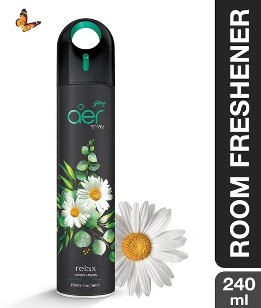 Godrej aer spray, premium air freshener for home & office relax Spray