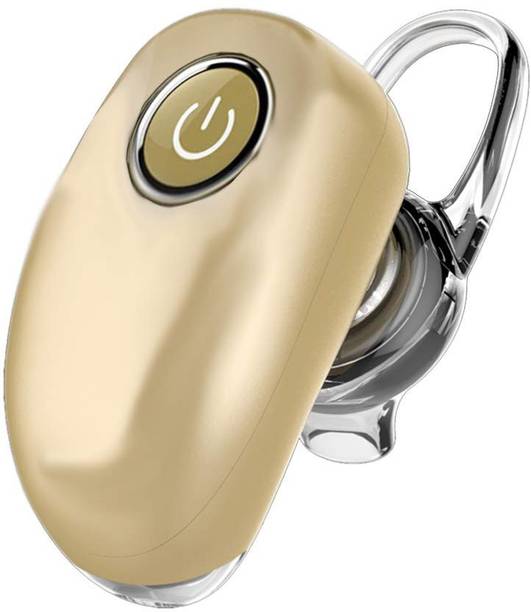 Top Headset Ear Hook cheap price 5stars Flipkart in India 22 bs power EZ502-Golden Eye Bluetooth Headset