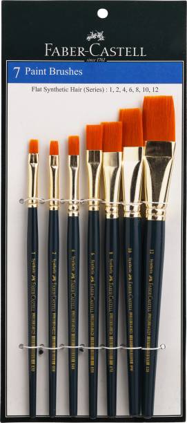 FABER-CASTELL 7 Paint Brushes (Flat)