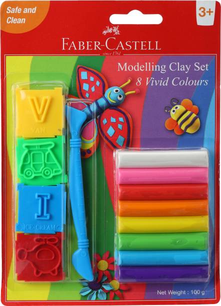 FABER-CASTELL 8 Mod 100 G With Toys Blister Art Clay
