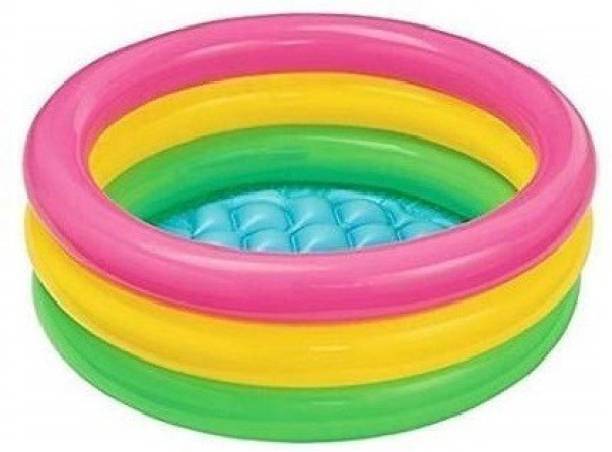 kashish trading company Bestway Swimming Pool Inflatable Multicolor Bathtub for Kids, Children Playing Toy 3 Feet Free-standing Bathtub
