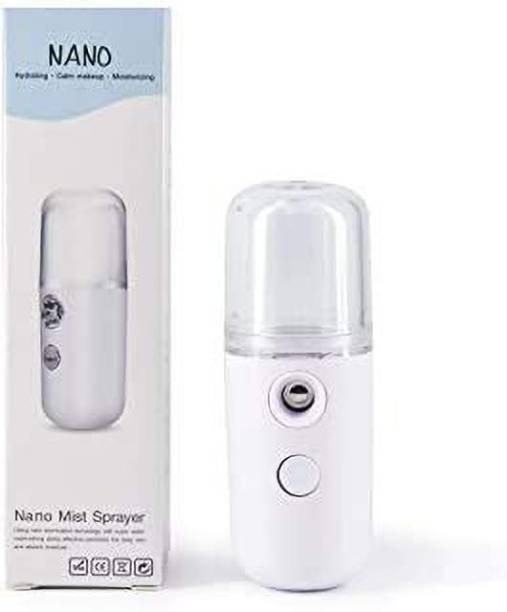 ZEXA Mist Spray Portable Electric Sanitizing Sprayer with 30 ML Spray Bottle Vaporizer (White) Vaporizer