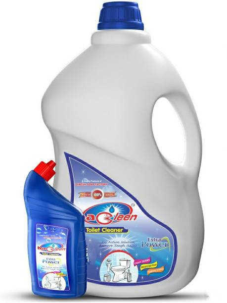 bacleen Disinfectant Toilet Cleaner with Ultrashine formula and 2x Extra Strong (5L) Regular Liquid Toilet Cleaner