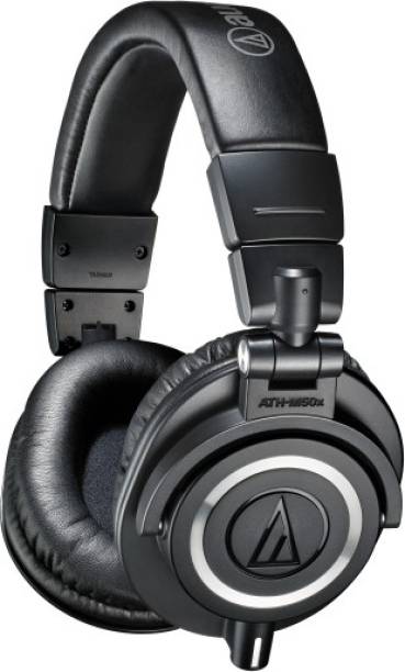 Audio Technica ATH-M50x
Professional Monitor Headphones Wired without Mic Headset