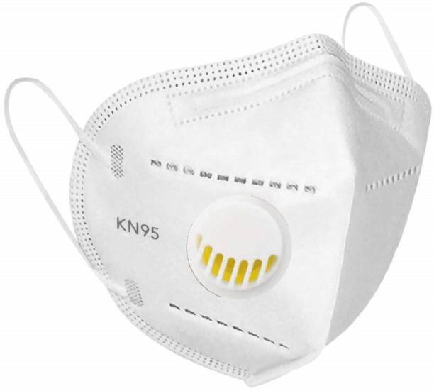 Rockjon KN95-V+ 5 Layer Reusable Mask Respirator with V...
